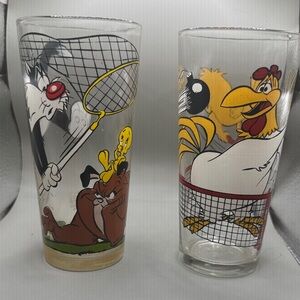 Pepsi Cartoon Character Glass Set - Multicolor
